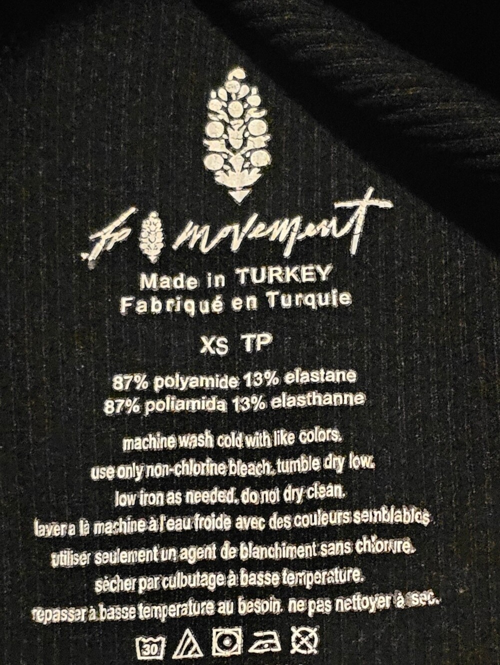 FP Movement Ribbed Cropped Henley Tank Top - Picture 4 of 4